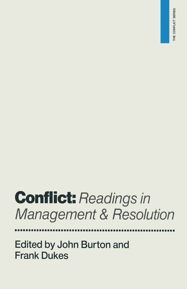 bokomslag Conflict: Readings in Management and Resolution