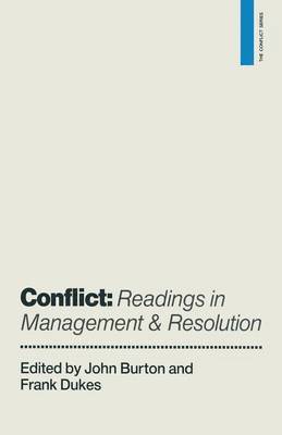 Conflict: Readings in Management and Resolution 1