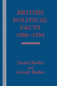 bokomslag British Political Facts, 1900-94