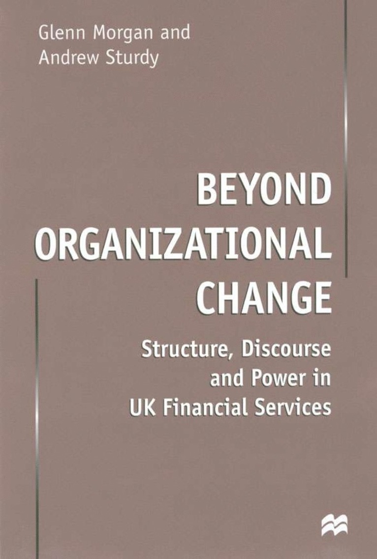 Beyond Organizational Change 1