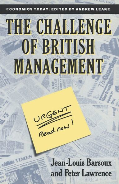 Jean-Louis Barsoux, Peter Lawrence - Challenge of British Management, Häftad