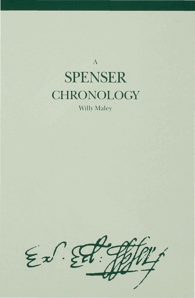 W. Maley - Spenser Chronology, Inbunden