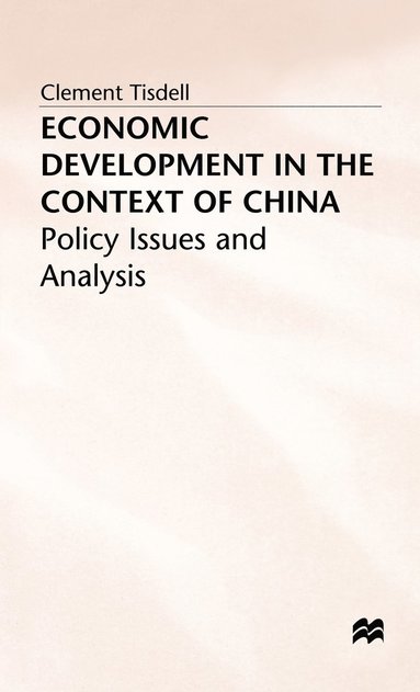 bokomslag Economic Development in the Context of China