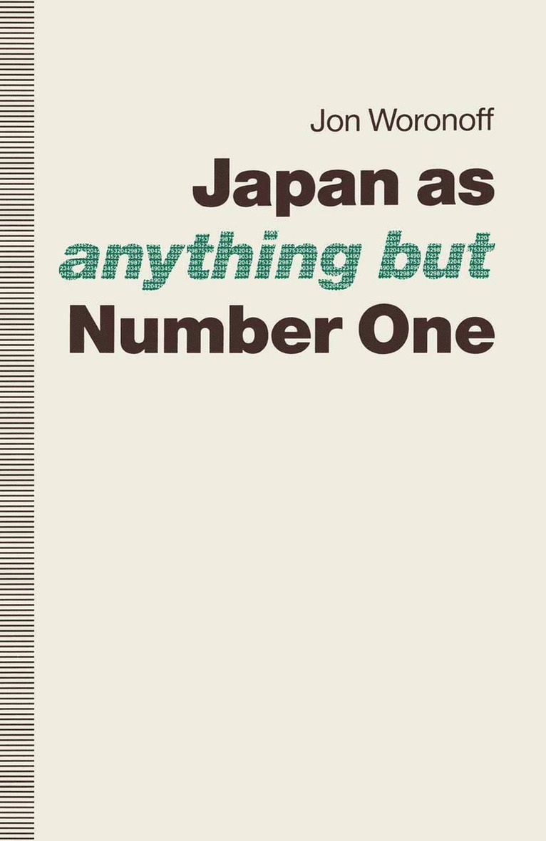 Jon Woronoff - Japan as-anything but-Number One, Häftad