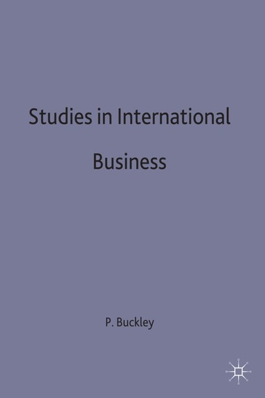 bokomslag Studies in International Business