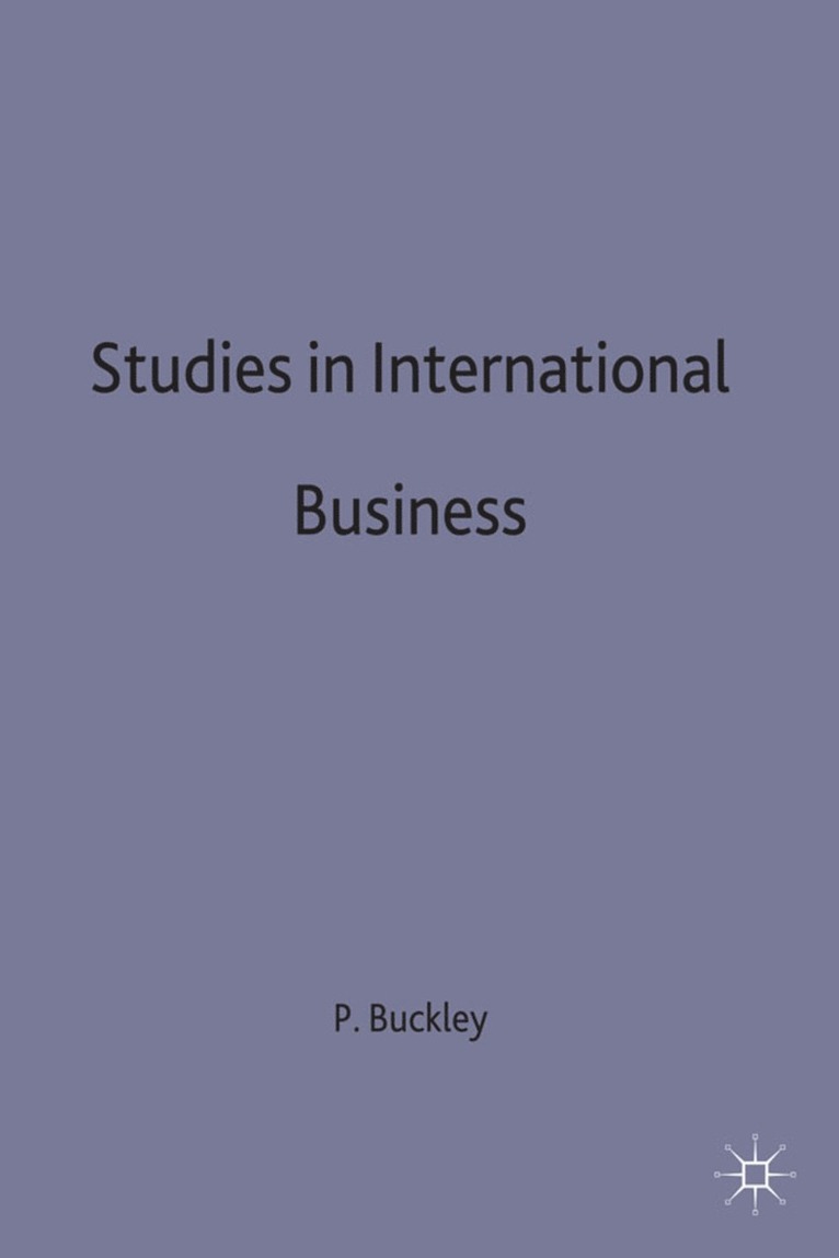 Studies in International Business 1