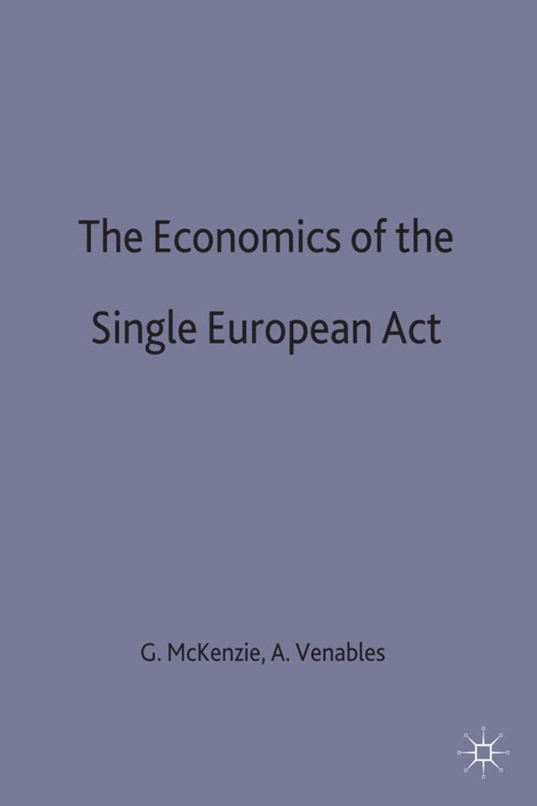 Economics of the Single European Act