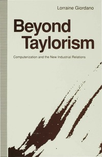 bokomslag Beyond Taylorism