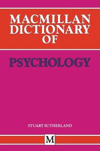 bokomslag Macmillan Dictionary of Psychology