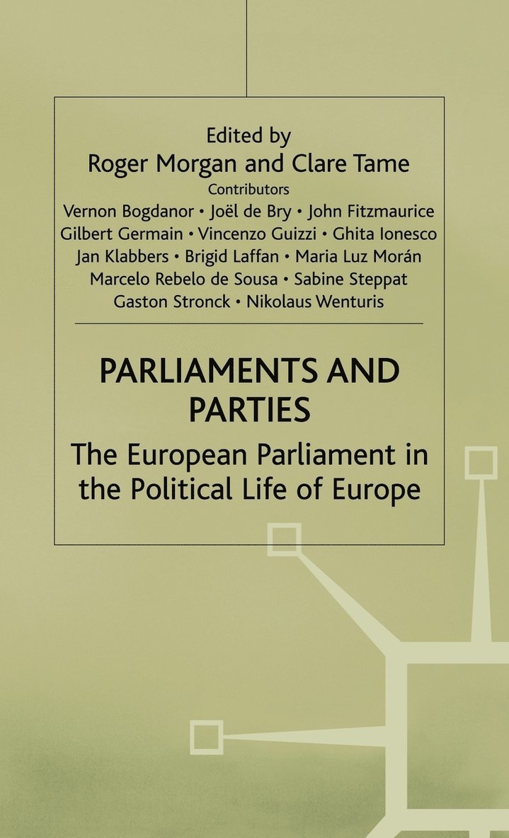 Roger (Professor of Political Sc Morgan, Morgan+tame, Roger Morgan, Clare Tame - Parliaments and Parties, Inbunden
