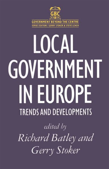 Joyce Johnston, Gerry Stoker - Local Government in Europe, Häftad