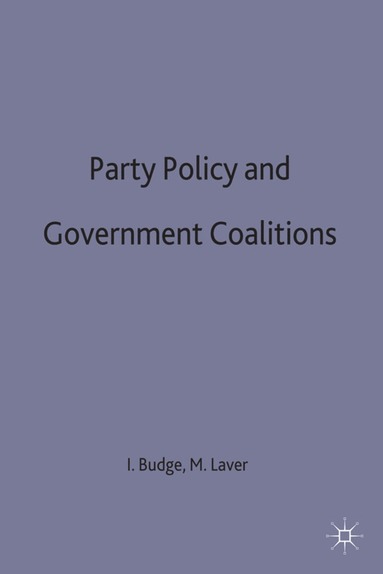 bokomslag Party Policy and Government Coalitions