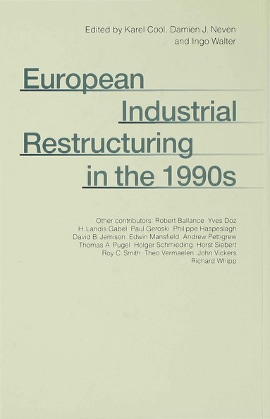 bokomslag European Industrial Restructuring in the 1990s