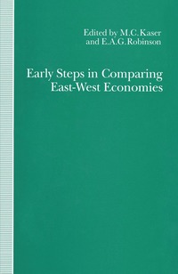 bokomslag Early Steps in Comparing East-West Economies