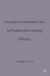 bokomslag Concepts in community care for people with a learning difficulty