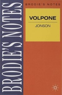 bokomslag Jonson: Volpone