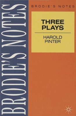 Pinter: Three Plays 1