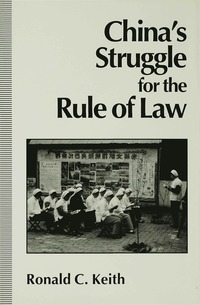 bokomslag China's Struggle for the Rule of Law