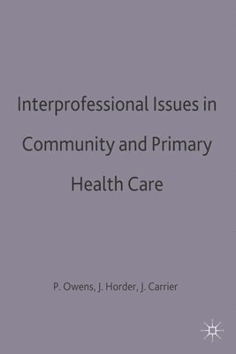 Interprofessional issues in community and primary health care 1