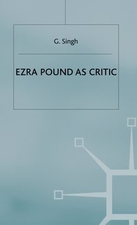 bokomslag Ezra Pound as Critic