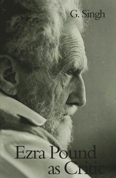 bokomslag Ezra Pound as Critic