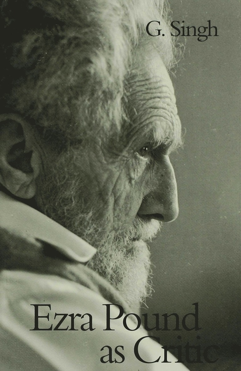 Ezra Pound as Critic