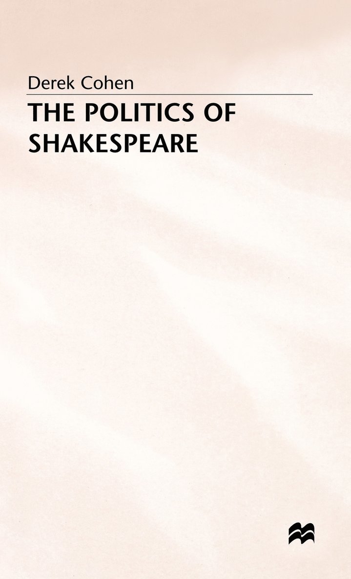 The Politics of Shakespeare 1