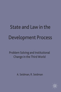 bokomslag State and Law in the Development Process