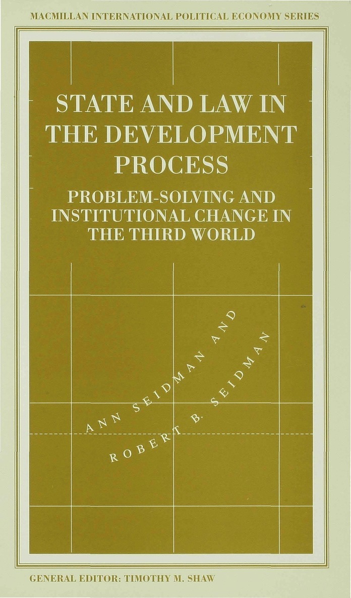 State and Law in the Development Process 1