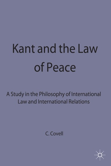 bokomslag Kant and the Law of Peace