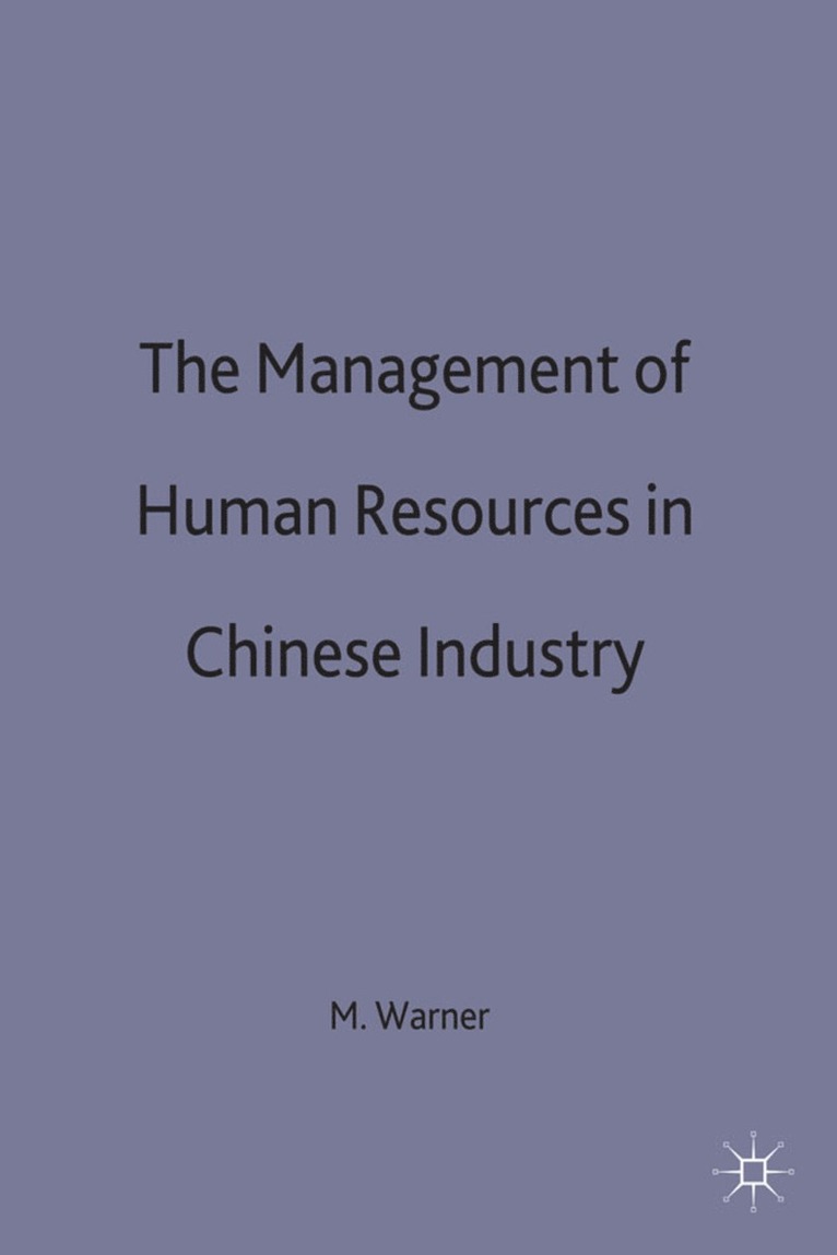 Management of Human Resources in Chinese Industry