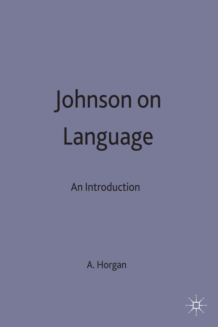 A. Horgan - Johnson on Language, Inbunden