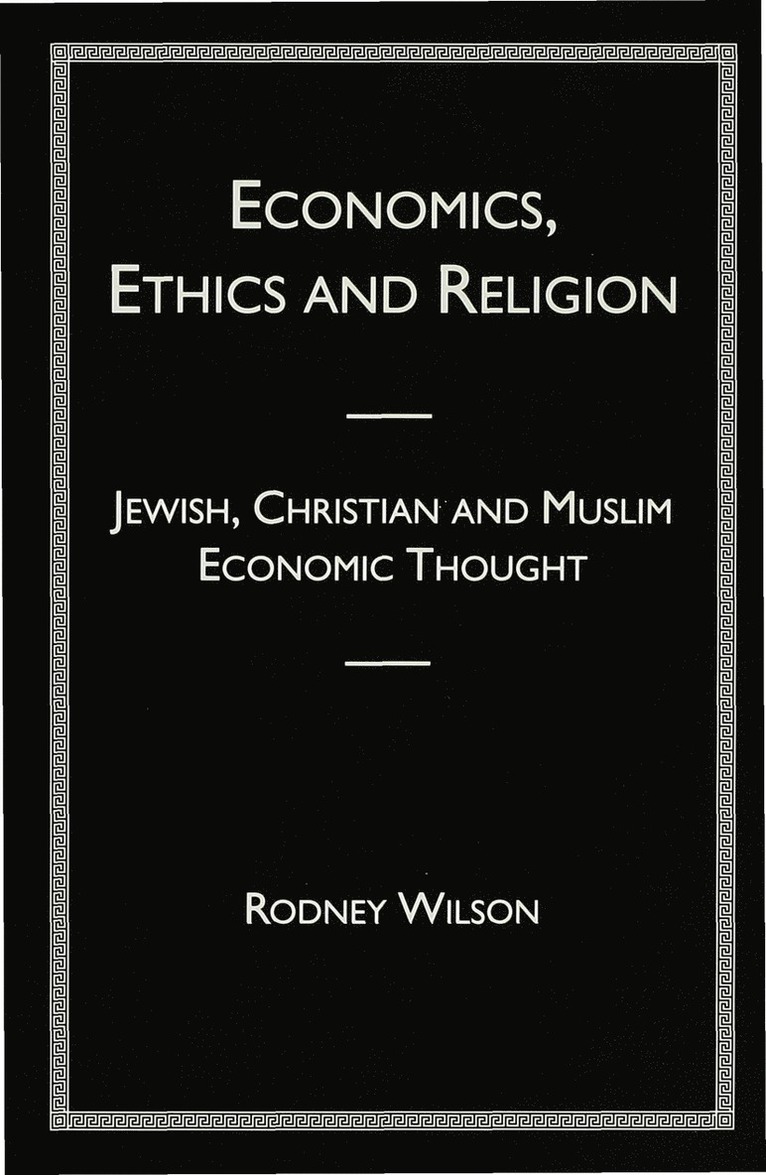 Economics, Ethics and Religion 1