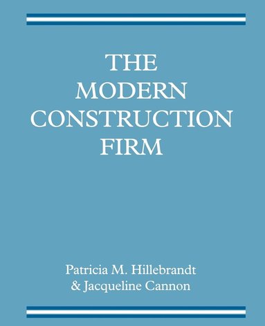 bokomslag The Modern Construction Firm