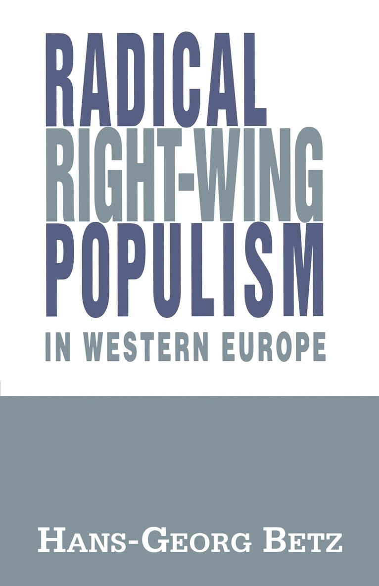 Radical Right-Wing Populism in Western Europe 1