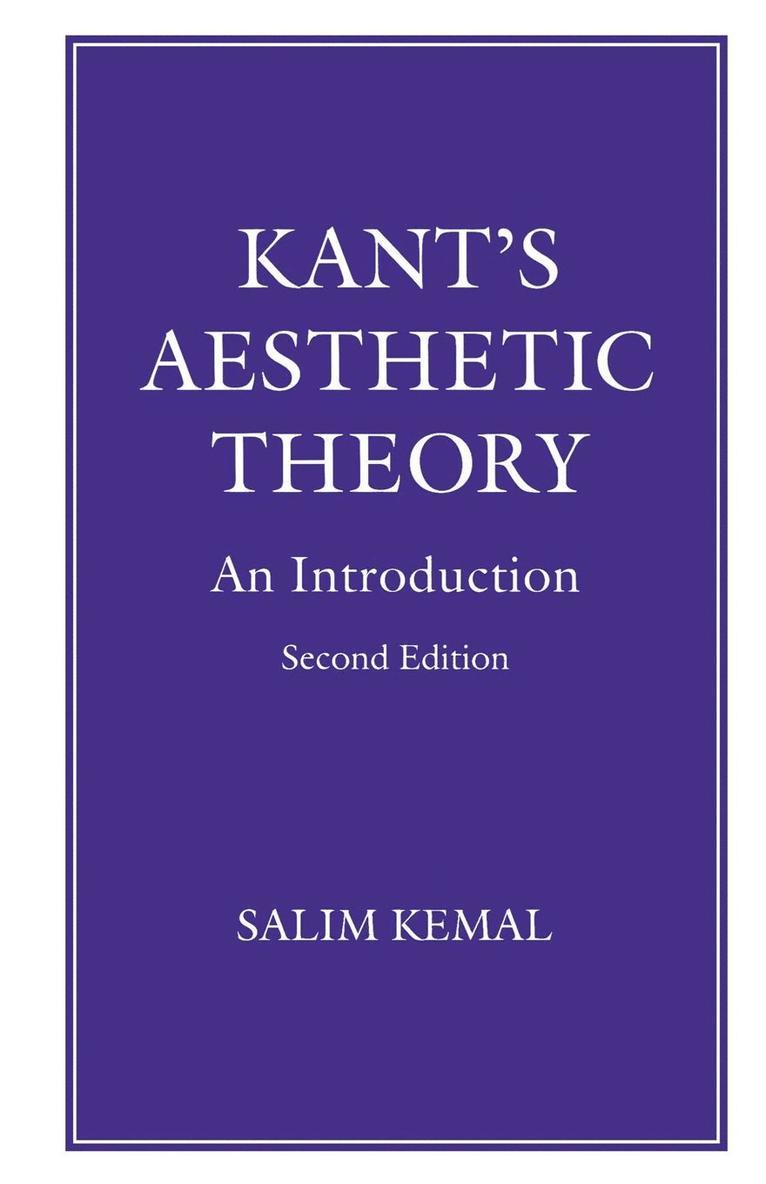 Kants Aesthetic Theory 1