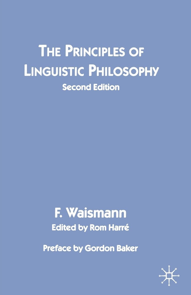 The Principles of Linguistic Philosophy 1
