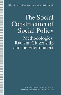 bokomslag Social Construction of Social Policy