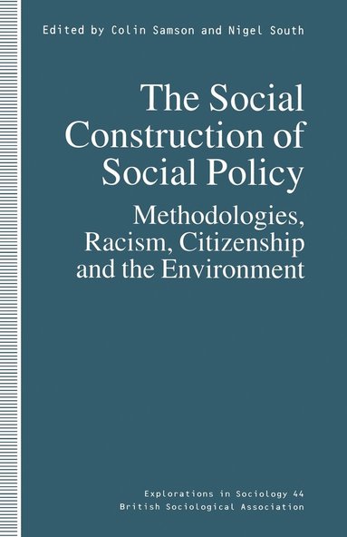 bokomslag Social Construction of Social Policy