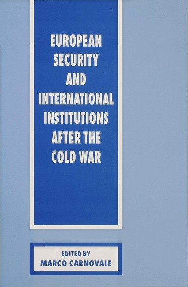 bokomslag European Security and International Institutions after the Cold War