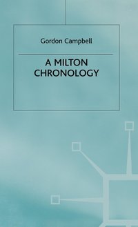 bokomslag A Milton Chronology