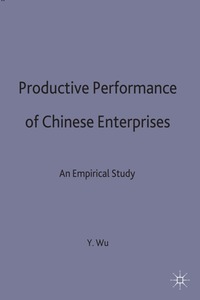 bokomslag Productive Performance of Chinese Enterprises