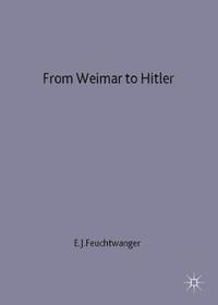 bokomslag From Weimar to Hitler