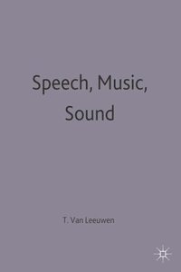 bokomslag Speech, Music, Sound