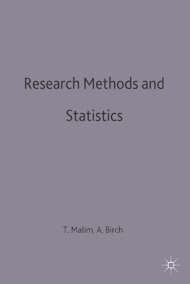 bokomslag Research Methods and Statistics