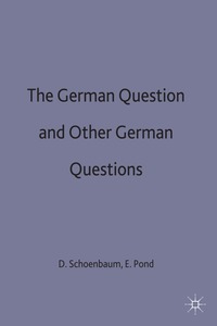 bokomslag German Question and Other German Questions