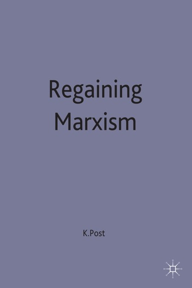 bokomslag Regaining Marxism