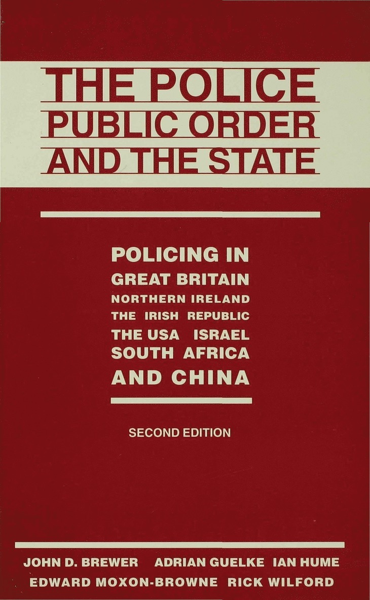 The Police, Public Order and the State 1