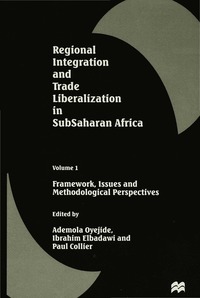 bokomslag Regional Integration and Trade Liberalization in Subsaharan Africa