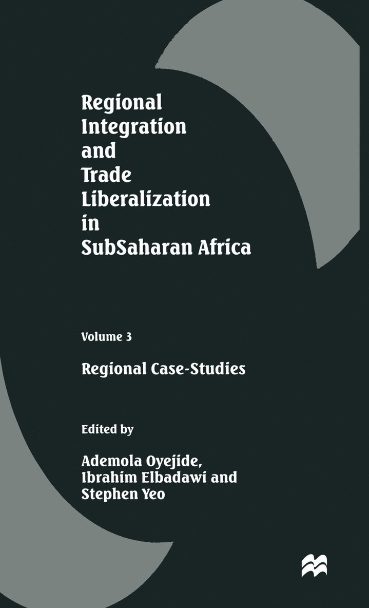 Regional Integration and Trade Liberalization in SubSaharan Africa 1